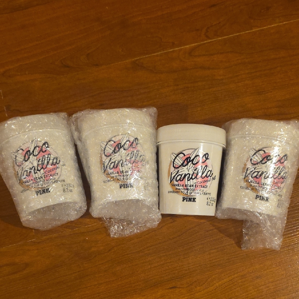 Coco Vanilla Pink Body Scrub Set